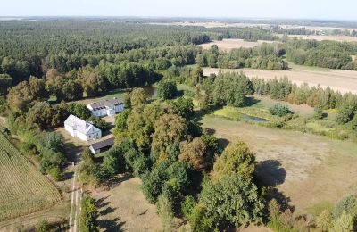 Herrenhaus/Gutshaus kaufen Mołomotki-Dwór, Masowien, widok z góry na park