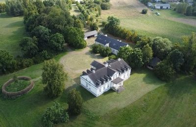 Herrenhaus/Gutshaus kaufen Mołomotki-Dwór, Masowien, Widok na dwór i oficynę