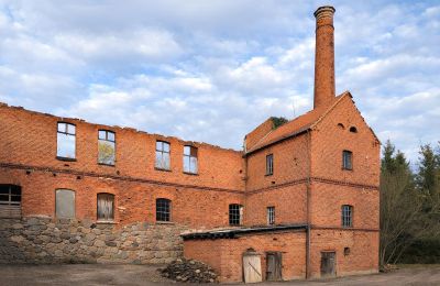 Historische Anwesen, Gutsanlage Frehne südwestlich von Meyenburg