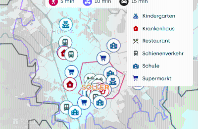 Stadtpalais kaufen Sóller, Balearische Inseln, Lageplan