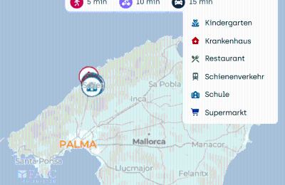 Stadtpalais kaufen Sóller, Balearische Inseln, Lageplan
