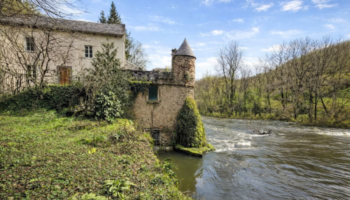 Ehemalige Wassermühle am Viaur, Région Occitanie