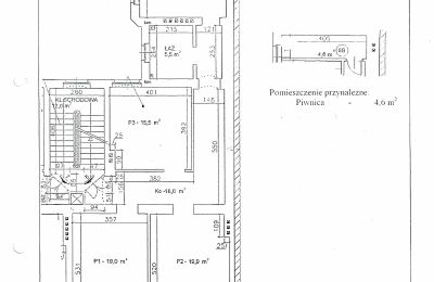 Immobilie Poznań, Grundriss 1