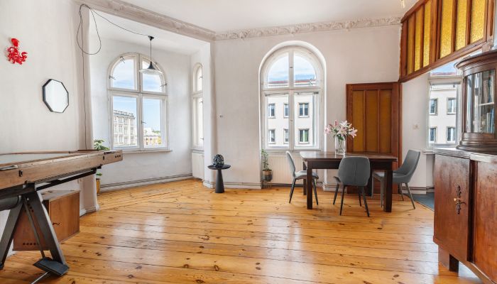 Eckwohnung mit Erker im historischen Altbau - zentrale Lage in Poznań, 80 m²