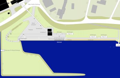 Historische Immobilie kaufen 15324 Groß Neuendorf, Hafenstraße 1A, Brandenburg, Lageplan Bestand