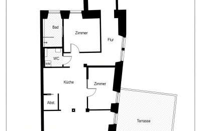 Immobilie Mainz, Grundriss 1