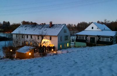 Historische Immobilie kaufen 07907 Schleiz, Thüringen, Winteridylle Terrasse