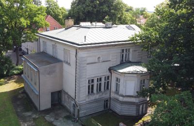 Historische Villa kaufen Koszalin, Marszałka Józefa Piłsudskiego 53, Westpommern, dron,elewacja,posiadlość