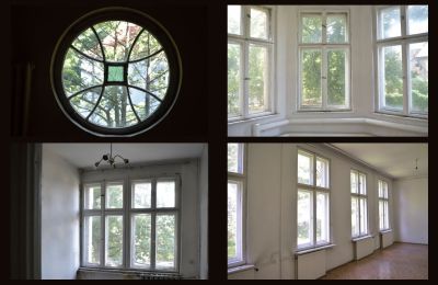 Historische Villa kaufen Koszalin, Marszałka Józefa Piłsudskiego 53, Westpommern, wnętrza,okna,sale