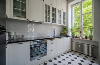Luxus-Altbauwohnung kaufen Warszawa, Mokotowska, Masowien, Küche
