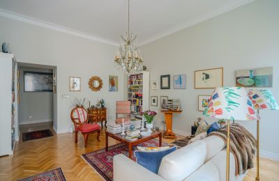 Luxus-Altbauwohnung kaufen Warszawa, Mokotowska, Masowien, Wohnbereich