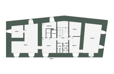 Schloss kaufen 32683 Barntrup, Nordrhein-Westfalen, Grundriss - KG