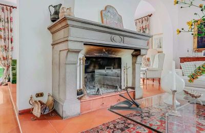 Historische Villa kaufen Castelletto Sopra Ticino, Piemont, Kamin