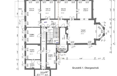 Herrenhaus/Gutshaus kaufen Elsteraue, Bornitzer Weg 01, Sachsen-Anhalt, Grundriß 1. OG