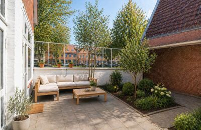 Stadthaus kaufen 25840 Friedrichstadt, Schleswig-Holstein, Terrasse KI Impression