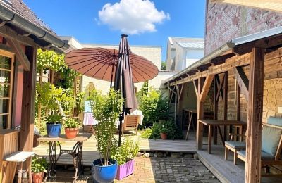 Stadthaus kaufen Potsdam, Brandenburg, Innenhof mit Terrasse