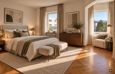 Historische Villa kaufen 5020 Salzburg, , Visualisierung - Schlafbereich 