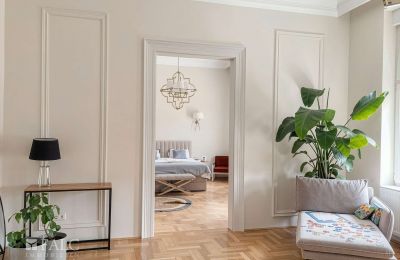 Luxus-Altbauwohnung kaufen Budapest, Ungarn, Wohnzimmer 