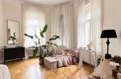 Luxus-Altbauwohnung kaufen Budapest, Ungarn, Wohnbereich