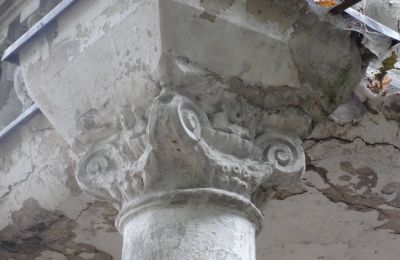 Schloss kaufen Łęg, Großpolen, Portikus