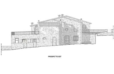 Landhaus kaufen Castellina in Chianti, Toskana:  RIF 2767 Ostansicht