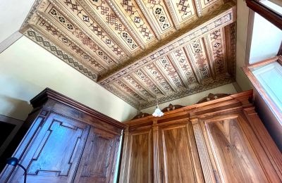 Historische Villa kaufen Siena, Toskana:  RIF 2937 Stuckdecke