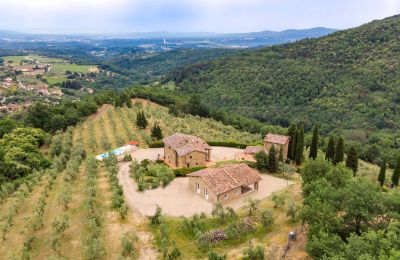 Landhaus kaufen Figline e Incisa Valdarno, Toskana:  RIF 2966 Blick auf Anwesen