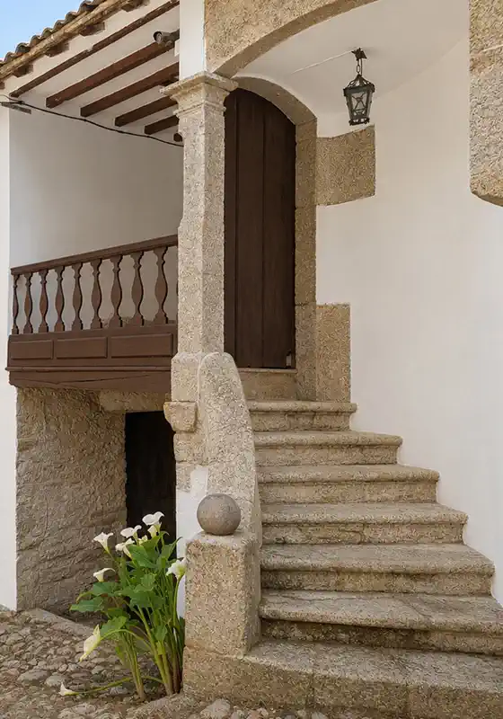 Pazo Brandaliz in Galicien: Eingang