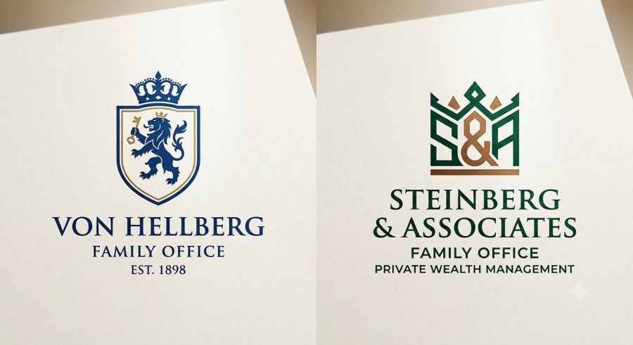 KI-generierte Logos, um wertigen Eindruck zu vermitteln