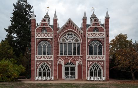 Wörlitz, Gotisches Haus - Wörlitzer Park: Gotisches Haus