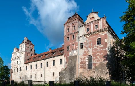 Niemodlin, Zamek - Schloss Falkenberg - Rückansicht, Oppeln