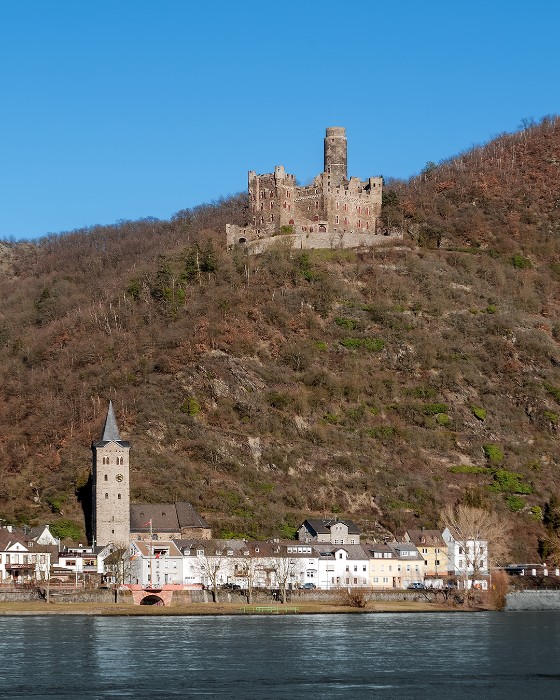 Burgen am Rhein: Burg Maus, Wellmich