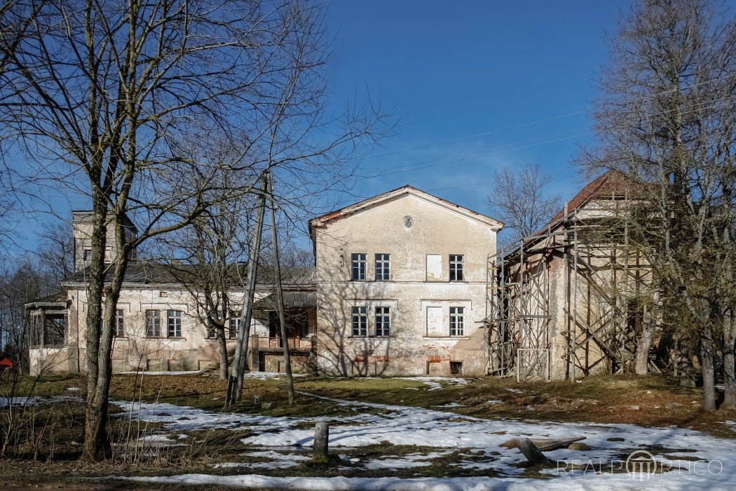 Lettland: Herrenhaus in Nabe (Nabben), Lettland