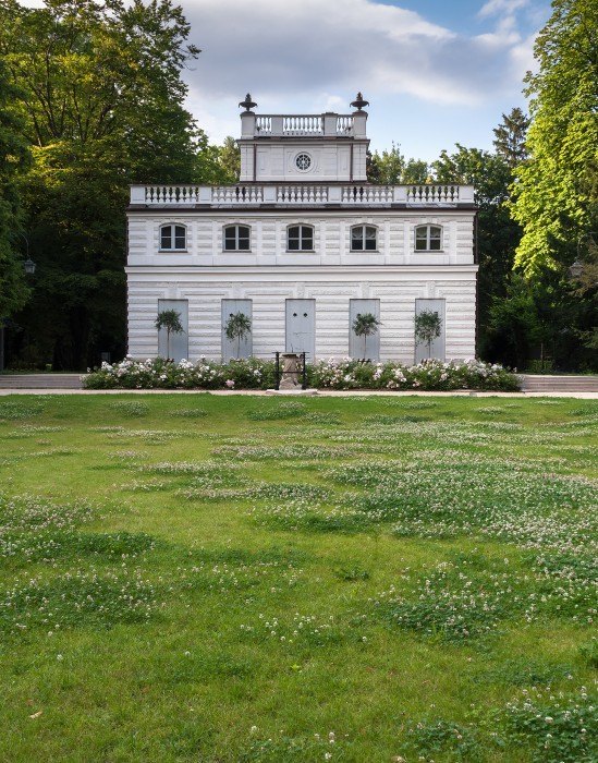 Łazienki-Park: Weißes Haus, Warszawa