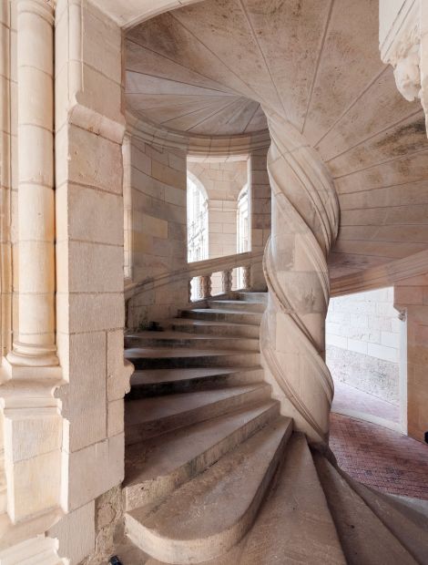  - Schloss Chambord an der Loire: Wendeltreppe