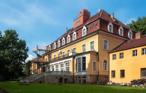 Reichenbach/Oberlausitz, Ringstraße - Schloss Gosswitz im Landkreis Görlitz