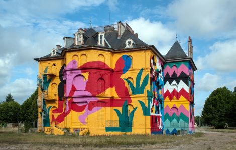  - Pressigny-les-Pins: Château de la Vallette (Kunstprojekt)