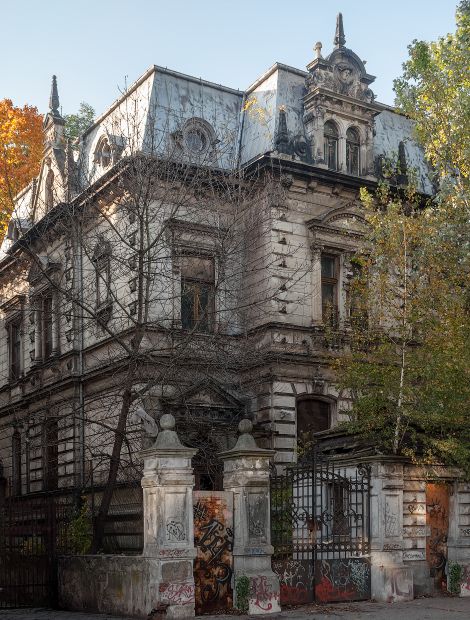 Łódź, ul. Gdańska - Fabrikantenvillen in Łódź: Rudolf Keller