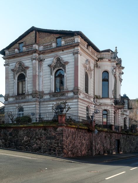 Bingen, Bahnhofstraße - Villa in der Bahnhofstraße, Bingen am Rhein