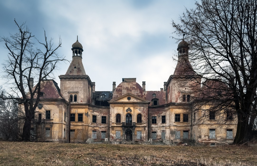 Schloss in Mańczyce, Niederschlesien, Mańczyce