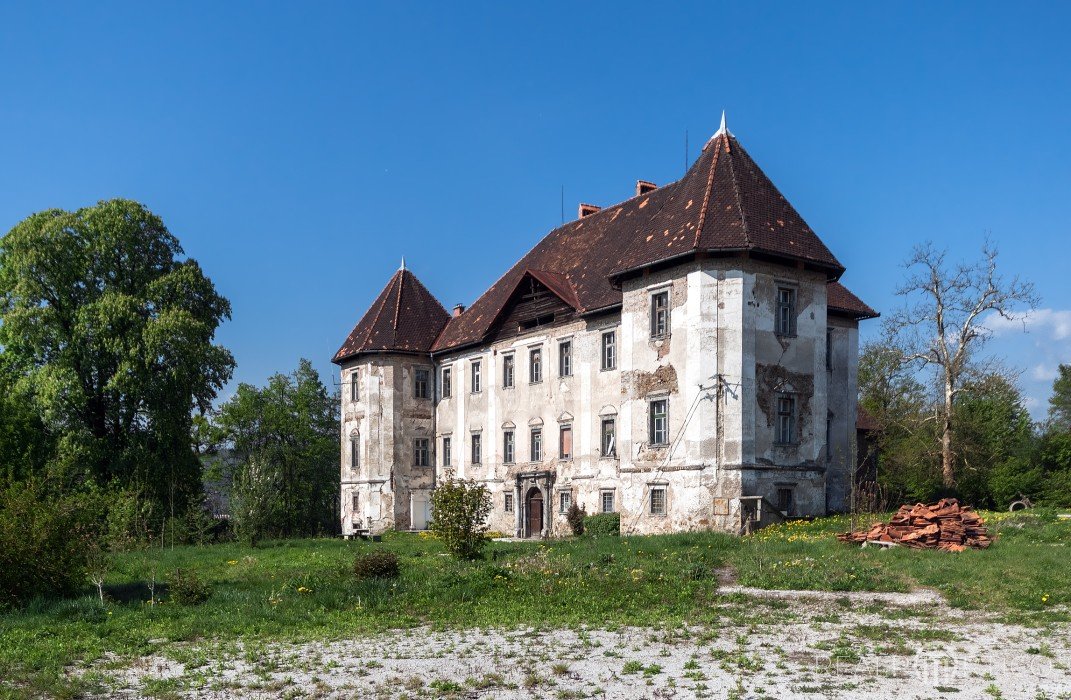 Schloss Strobelhof in Ljubljana (Grad Bokalce), Slowenien