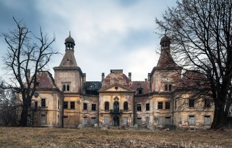 Mańczyce, Pałac w Mańczycach - Schloss in Mańczyce, Niederschlesien