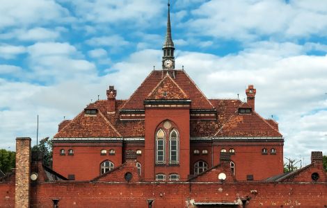 Żary, Parkowa - Preußische Höhere Fachschule für Textilindustrie in Żary