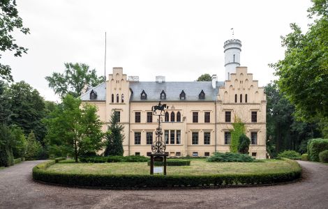 Kropstädt, Weddiner Weg - Schloss Kropstädt - Landkreis Wittenberg, Sachsen-Anhalt