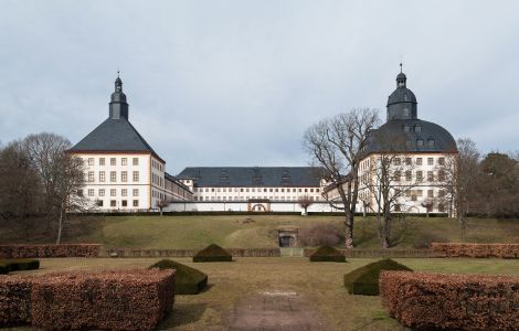 Gotha, Südwestrampe - Gotha, Schloss Friedenstein