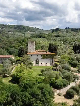 Villa mit Panoramablick auf Florenz, Villamagna, Toskana