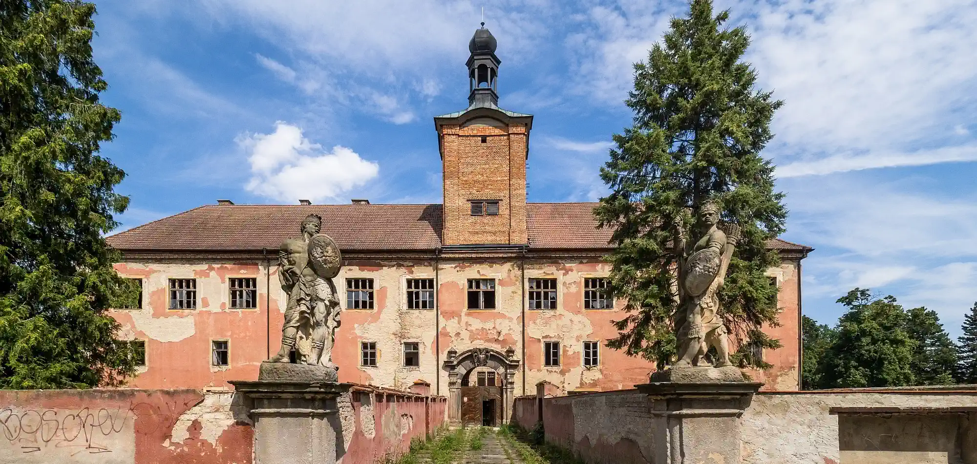 Schloss Kounice in Mittelböhmen bei Prag, Tschechische Republik
