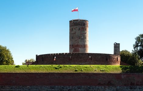 Gdańsk,  Festung Weichselmünde - Historische Festung Weichselmünde in Danzig