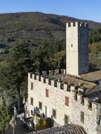 Castello dei Lagri – Burg nördlich von Florenz, Croci di Calenzano, Toskana