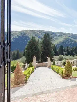 Villa Murtas im Süden von Florenz, Firenze, Toskana